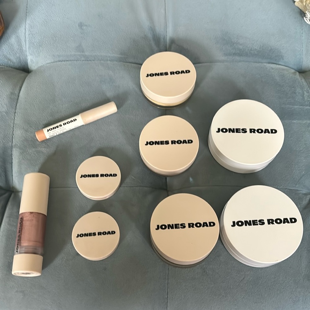 9 piece lot of Jones Road makeup products